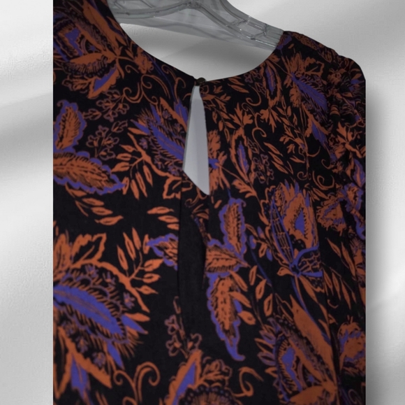 Free People Hello Lover NOIR Floral Tunic/ Dress Size Large - Picture 5 of 10